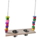 thumbnail image 1 of Juguete columpio para pájaros con soporte para taza de comida, soporte para entrenamiento, ejercicio colgante, soporte de juego, loro para , Salvador Percha de loro, 1 of 9