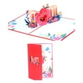 thumbnail image 6 of ZUARFY Heart Flower Pop Up Valentines Day Card 3D Popup Greeting Cards for Wedding Anniversary All Occasion Wife Husband, 6 of 19
