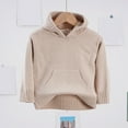 thumbnail image 6 of KyCheLot Toddler Baby Boys Sweater Hooded Warm with Front Pocket Knit Long Sleeve Sweatshirt Tops 6 Months-7 Years, 6 of 6