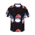 thumbnail image 3 of Goofa Gnome Independence Day Hawaiian Shirt for Men, Unisex Summer Beach Casual Short Sleeve Button Down Shirts,Aloha Tropical Floral print shirt-Medium, 3 of 9