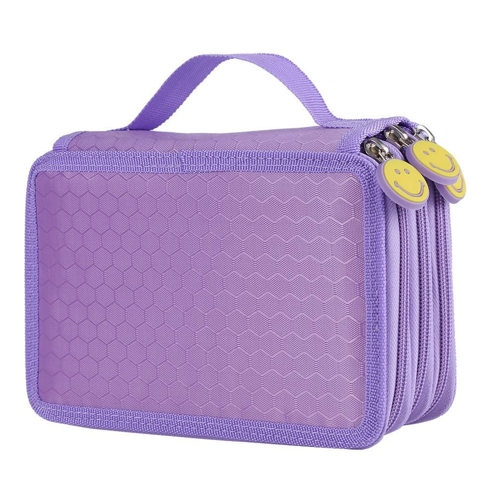 Tebru Art Pencil Case, 52 Slots Large Capacity 3layer Pencil Bag Pen
