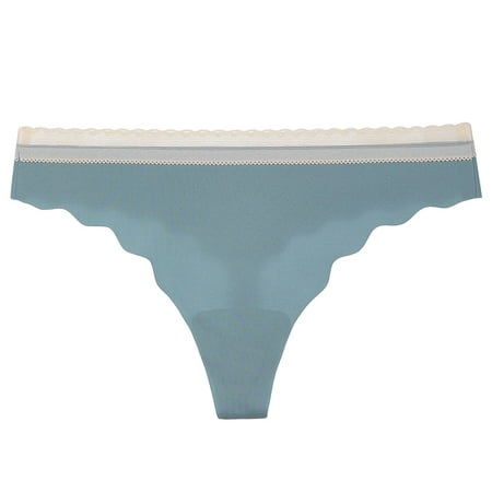 

PEASKJP Women Panties Comfort Women s Full Coverage Seamless Panties Pack Stretchy Ribbed Underwear Mint Green X-L
