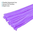 thumbnail image 4 of Uxcell 30CM/12Inch Pipe Cleaners, 300 Pack Flexible Chenille Stems for DIY Art Creative Crafts, Light Purple, 4 of 6