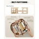 thumbnail image 2 of Bolsa de maquillaje EACHY Travel, de gran capacidad, impermeable, color beige, 2 of 7