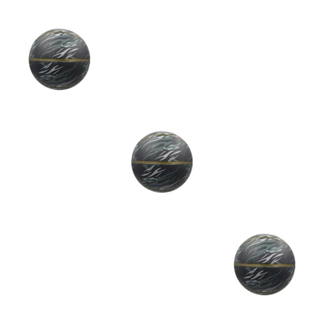 Guardoinrt Elastic Unisex 7 Basketball Balanced Inner Pressure Particle Surface PU Training Basketball Black- size 5 3Set