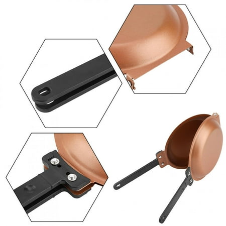 

Domqga Flip Frying Pan Double Side Non-stick Flip Frying Pan Fried Egg Pancake Maker Household Kitchen Cookware Kitchen Cookware