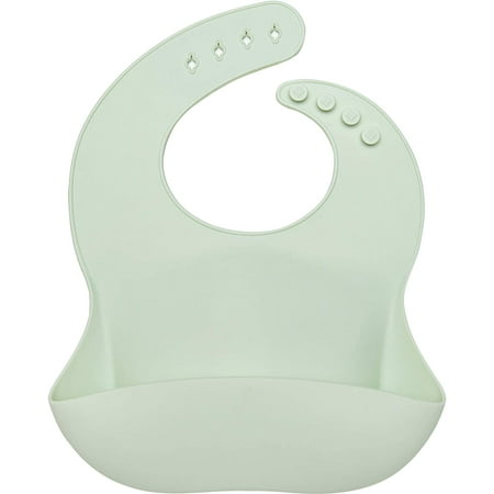 Soft, Waterproof Silicone Feeding Bib