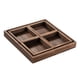 thumbnail image 4 of Bandeja de desayuno, bandeja de servicio de madera rústica, platos de madera, bandeja de servicio de té, bandejas de comida telescópicas rústicas, par 5 piezas Macarena Bandeja de servir, 4 of 8