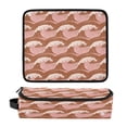thumbnail image 3 of Hair Tools Storage with Heat Resistant Mat- Brown Waves Printed Curling Iron Travel Bag/Flat Iron Case for Women, 3 of 8