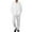 White, variant on New Men Waffle Fitness Sports Set Breathable Long Sleeve Jacket Elastic Waist Pants Casual Outdoor Tracksuit Jogging Suit for Male 2-Piece Fashionable Sportswear Sets