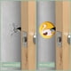 thumbnail image 3 of Protector de barrera de puerta de silicona con dibujos animados, almohadilla anticolisión para protección de pared y silenciador, 6 piezas, 3 of 7