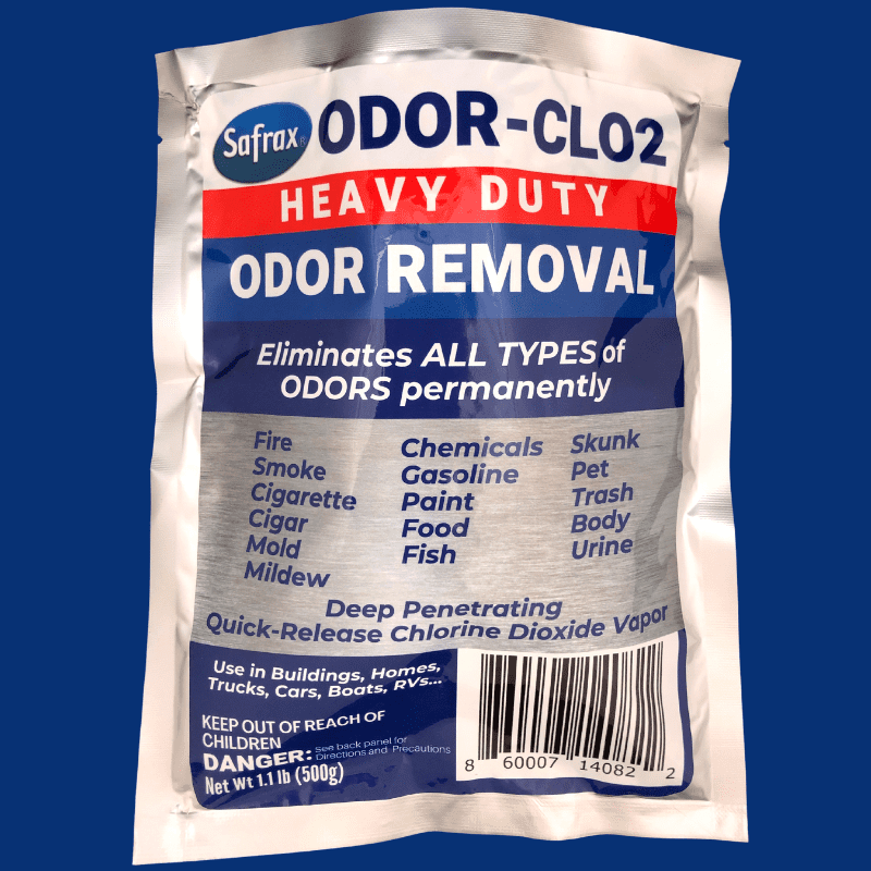 SAFRAX Chlorine Dioxide CLO2 ODOR Eliminating Tablets, Remove All