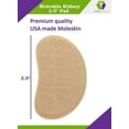 thumbnail image 3 of Premium Adhesive Moleskin Kidney Metatarsal Pads - 3.5" - 50 Pieces, 3 of 6