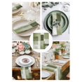 thumbnail image 3 of Sage Green Geometric Cloth Napkins Set of 8 Reusable Dinner Napkins, Watercolor Ombre Modern Abstract Art Cocktail Napkin Washable Table Napkins for Wedding/Holiday Party/Baby Shower 20"x20", 3 of 7