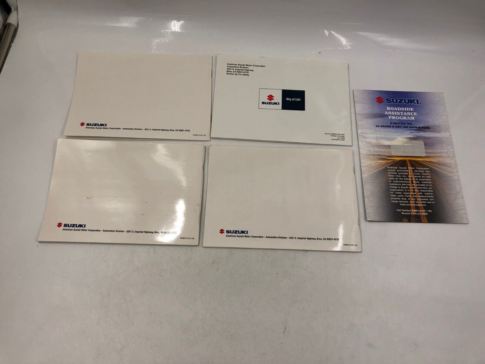 2009 Suzuki SX4 Owners Manual Handbook Set with Case OEM G02B05069