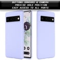 thumbnail image 3 of Designed for Google Pixel 7 Pro 2022 Case,Slim Liquid Silicone Rubber Shockproof Phone Cover with Wrist Strap Soft Anti-Scratch Microfiber Lining Protection Case for Google Pixel 7 Pro (Purple), 3 of 15