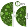 thumbnail image 3 of GZHJMY St. Patrick's Day Clover Christmas Tree Skirt Tree Skirt for Holiday Party Home Christmas Day Ornaments, 47.2", 3 of 6