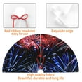 thumbnail image 4 of Lsque Glasses And Fireworks Print Christmas Tree Skirt, Tree Skirt with Ties or Velcro, Perfect for Holiday Decorations, Halloween, and New Year-36", 4 of 7