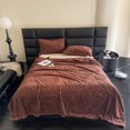 thumbnail image 2 of Dvruxg Double Sided Cold Effect Summer Quilt, Lightweight All-Season Cooling Blanket, Polyester Breathable Ice Blanket, Machine Washable Cooling Comforter for Warm Nights, 2 of 5