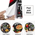thumbnail image 4 of Peel and Stick Wallpaper Burger Snack Peel Stick Wall Mural Bar Fast Industrial 3D Fast Food Modern Art Wall Mural Decor Self Adhesive and Removable 69in x 98in, 4 of 8