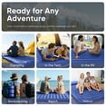 thumbnail image 6 of Aship 5.5" Thick Double Sleeping Pad, Inflatable Double Sleeping Mat Camping with Foot Pump & Pillow, 800 lbs Camping Mattress for Backpacking, Hiking, Traveling, Tent, 40D Nylon + TPU Coating, Blue, 6 of 10