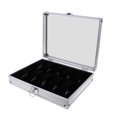 thumbnail image 2 of Caja De La Caja Del Organizador Del Almacenaje De La Exhibición De Del Reloj De La Joyería De Aluminio Con 10 relojes Sunnimix Caja de caja de almacenamiento de reloj, 2 of 8