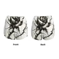 thumbnail image 3 of Salouo Black And White Rose Print Women's 2 in 1 Running Shorts Double-Layer Shorts Athletic Workout Gym Yoga Shorts Running Shorts for Women-Large, 3 of 7