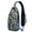 Ethnic Paisley, variant on Colorful Dots Crossbody Sling Bag for Students, Office Workers, and Travelers, Lightweight Backpack with Dot Design, Multiple Compartments, Great for Outdoor and Daily Activities