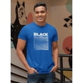 thumbnail image 2 of Black Whyte Techno Style T-Shirt Men -Image by Shutterstock, Male Small, 2 of 4
