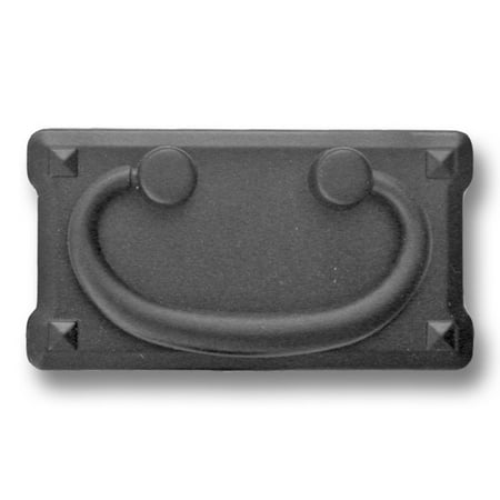 - Matte Black, Mission Bail Pull with Backplate, 3