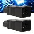 thumbnail image 1 of Adaptador De Corriente IEC320 C20 A IEC320 C15, Cobre Y PVC Convertidor IEC320 C20 A IEC320 C15 Potencia Nominal De 4000 W Voltaje De 250 V 2 Piezas Para Computadora Portátil Para, 1 of 7