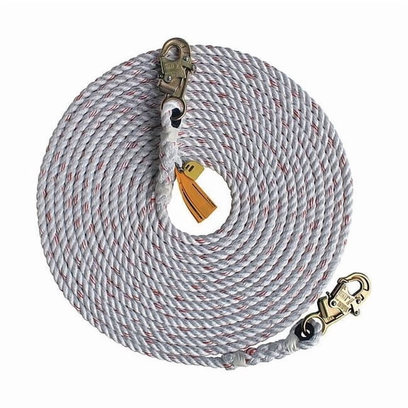 3m Dbi-Sala Vertical Lifeline, 25 ft., White 1202742