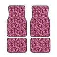 thumbnail image 2 of Uemuo Car Floor Mats - Orchids Flowers Pattern Carpet Floor Mats for Cars, Auto Accessories Front & Rear Car Floor Foot Mat Sets of 4 Pieces, 2 of 6