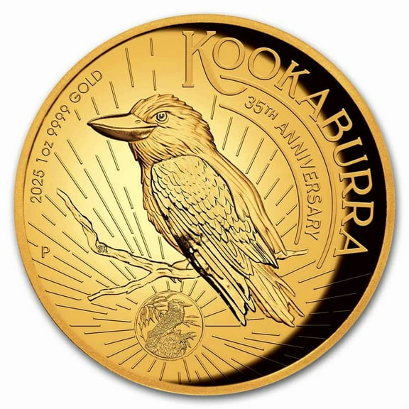2025 Australia 1 oz Gold Kookaburra PF (High Relief, Box & COA)