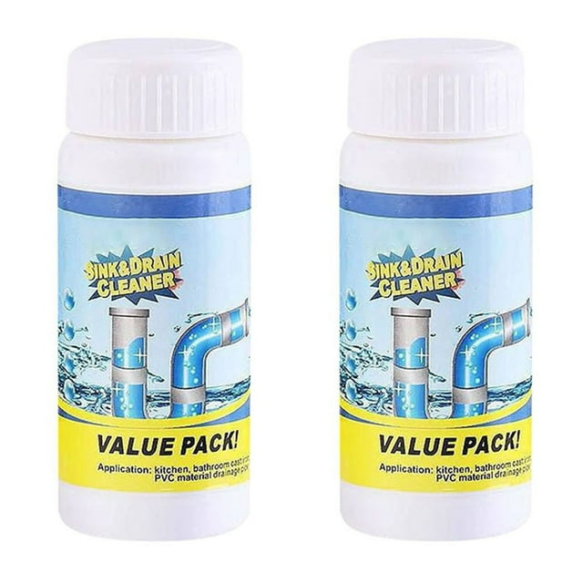 B Efficient Drain Cleaner Pipe Unclogging Powder Chemical Maintenance Household Use