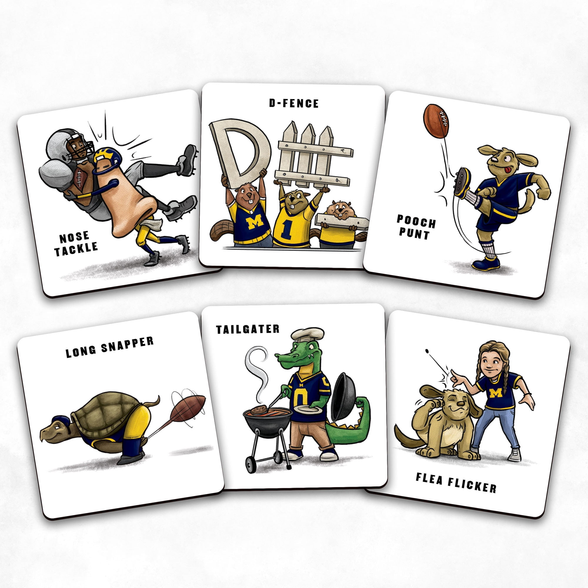 Michigan Wolverines Licensed Memory Match Game