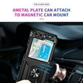 thumbnail image 5 of ChicShell Rugged Case for Samsung Galaxy Z Flip 6, Military Grade Protection Shockproof with Metal Rotatable Ring Stand Support Magnetic Car Mount Holder Fashion Case for Galaxy Z Flip 6, A-Black, 5 of 7