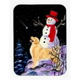 thumbnail image 1 of Carolines Treasures SS8579MP Golden Retriever With Snowman In Red Hat Mouse Pad & Hot Pad Or Trivet, 1 of 1
