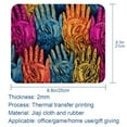 thumbnail image 5 of Praying Hands Mousepad 8.3x9.8 Inch Square Non-Slip Rubber Bottom Printed Desk Mat - Suitable for Office and Gaming, 5 of 6