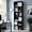 Blcak, variant on 71" Tall 6-Tier Bookshelf, Large Open Storage Bookcase, Freestanding Display Shelf for Living Room, Bedroom or Home Office, White