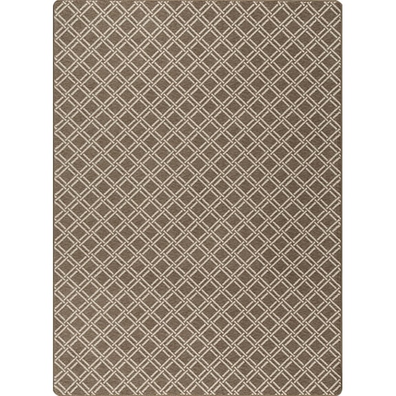 Milliken Imagine Area Rug CANOVA LATTICE WOOD GAIN Canova Lattice Wood 7 8 x 10 9 Rectangle