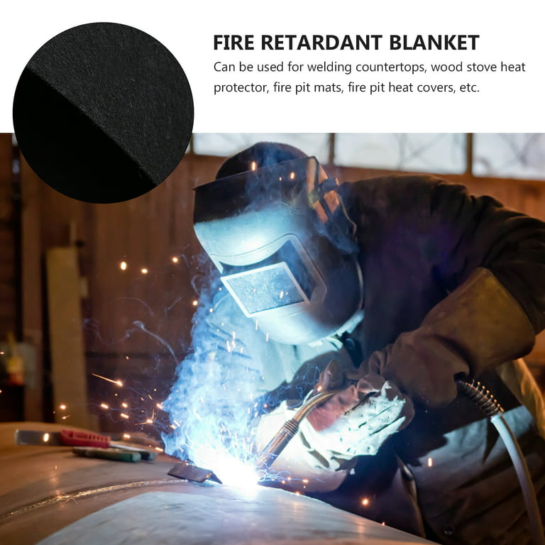 Welding Blanket Fireproof Heat Resistant Material Flame Retardant Material, Adult Unisex, Size: 19.69 x 3.94 x 3.94