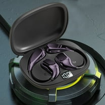 Oggfader Wireless Earbuds Bluetooth 5.4 Wireless Earphones Ear Mounted Directional Sound Transmission High definition Call Intelligent Digital Display Bluetooth Earphones Black