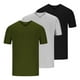 thumbnail image 1 of pstuiky Camisas de manga corta para hombre, Camiseta de manga corta con cuello redondo, informal, lisa, de 3 piezas, para hombre camisas casuales para hombre xxl, 1 of 2