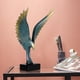 thumbnail image 4 of Estatua de ala de águila de estilo retro, escultura, accesorio fotográfico, estante para TV, dormitorio y hogar. Azul, 4 of 9