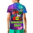 thumbnail image 7 of Geometry Dash Kids T-Shirt 3d Printed Graphic T-Shirts Boys And Girls Short Sleeve Shirts For Youth Kids X-Small, 7 of 7