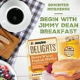 thumbnail image 2 of Jimmy Dean Delights Honey Wheat English Muffin, Bacon Egg White & Cheese, 18 oz, 4 Count (Frozen), 2 of 18