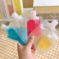 thumbnail image 1 of 10Pcs Transparent Liquid Cosmetic Bags Portable PET Travel Storage Lotion Packing Bags for Makeup, 1 of 7