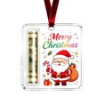 thumbnail image 2 of Christmas Money Holders for Cash, 4x4 Inch Cash Gift Holder Ornament (Santa) | Crystal Holiday Money Holder for Cash Gift, Hanging Christmas Ornaments for Tree Decor & Stocking Stuffer Gifting, 2 of 5