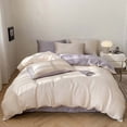 thumbnail image 2 of Summer Ice Silk 4-Piece Bedding Set - Breathable and Soft for Hot Weather Sleep, 2 of 6